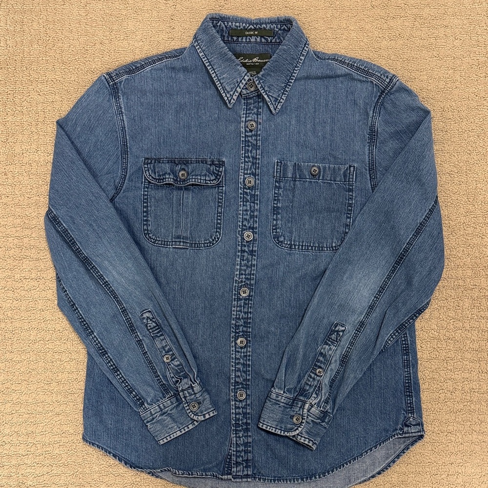 Eddie Bauer Denim Shirt - Classic Fit